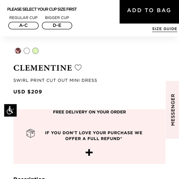 House of CB Clementine Swirl Print Cutout Mini Dress - Picture 13 of 15